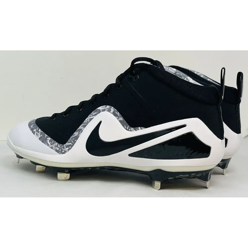 Men's Size 14 Nike Force Zoom Trout 4 Metal Baseball Cleats Black‎ 917837-001